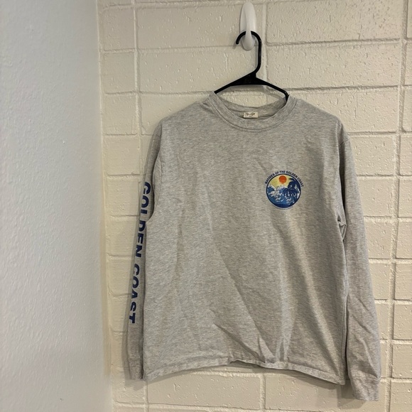 Brandy Melville golden coast native grey long sleeve top - Picture 1 of 3